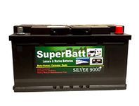 SuperBatt AGM1100 12V 120AH VRLA AGM Ultra Deep Cycle Battery - Fully Sealed No Spill - Leisure Marine Motorhome Caravan Campervan Boat Motor Mover Solar