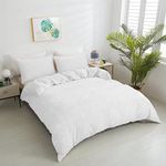 White Textured Bedding