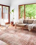 Loloi II Layla Collection Area Rug LAY-11 Cinnamon/Sage 7'-6" x 9'-6"