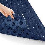 Yimobra Bath Mat, Extra Long Bath Mat for Tub, 100 x 40 cm, Non-Slip with Drain Holes, Suction Cups, Phthalate-Free, Latex-Free, BPA-Free and Machine Washable