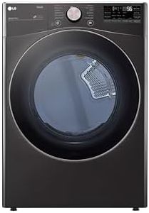 LG DLGX4001B 7.4 CF Ultra Large Capacity Gas Dryer w/Sensor Dry, Truesteam, Wi-Fi