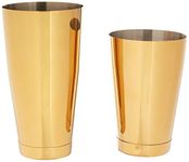 Barfly M37009GD Cocktail Shaker Tin, Set (18 oz and 28 oz), Gold