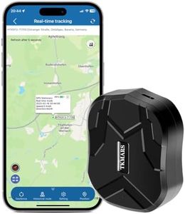 Localizador GPS para Coche con App Gratuita 10000mAH Batería 150 Días Larga Duración Rastreador GPS Seguimiento en Tiempo Real Varias Alarmas Antirrobo GPS Tracker para Vehículos Moto Camiones TK905B