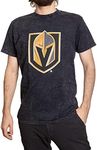 Calhoun NHL Surf & Skate Men's Garment Dyed Vintage T-Shirt, Vegas Golden Knights, Large