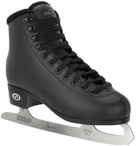 Riedell Skates - Horizon Junior Ice Skates - Recreational Figure Ice Skates with Stainless Steel Blade | Black | Size 3 JR