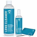 Royal Care Lens Cleaner 500 ML Refill + 100 ML + 1 Cloth + 1 Screwdriver Perfect Lens Cleaner for Spectacles, Eyeglasses, Sunglasses, Camera Lenses and Binoculars (Premium Refill KIT 500 ML)