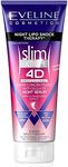 Eveline Cosmetics Slim Extreme 4D Super Concentrated Cellulite Slimming Hot Cream for Women Fast Fat Burning | 2-Week Lipo Shock Thearpy | Flat Belly, Slim Legs Waist , 250 ML, 1 Count (Pack of 1)