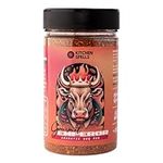 Gourmet Emperor Aromatic BBQ Rub - Coffee Infused & Unique Blend - Crafted For Aromatic & Sweet BBQ Ribs, Steaks, Brisket - Meat Seasoning & Dry Spice Rub - Large Jar - 190 G