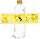 Bumble Bee Water Bottle Labels (100 Pack)