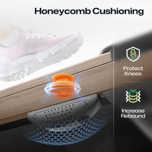 UREVO Wooden Under Desk Walking Pad Treadmill – SmartCoach App, Remote Control