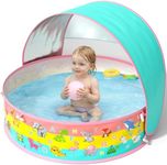 Baby Paddling Pool with Sun Shade U