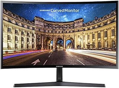Samsung Monitor CF39 (‎C24F396), Curvo (1800R) , 24", 1920x1080 (Full HD), VA, 60 Hz, 4 ms, FreeSync, HDMI, D-Sub, Ingresso Audio, Eye Saver Mode, Nero