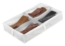 Whitmor Underbed Boot Bag, 4 Section