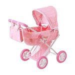 Olivia's Little World Twinkle Stars Deluxe Baby Doll Stroller Pram Pink OL-00011