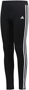 adidas Girls' Big Performance Tight Legging, Black Adi, Medium