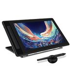 HUION Kamvas Pro 13 2.5K QHD Drawing Tablet Graphics Monitor Pen Display with Screen QLED Full Lamination 99% sRGB Battery-Free Stylus for Windows, Mac, Android, Linux, 13.3inch