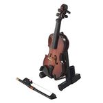 Jcevium Gifts Violin Music Instrument Miniature Replica with Case, 8x3cm