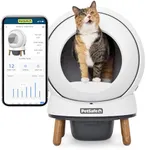 PetSafe ScoopFree SmartSpin, Automatic Cat Litter Box Self Cleaning, Smart Cat Litter Box with Advanced Odor Control Technology, App Controlled Self Cleaning Cat Litter Box with Health Monitoring