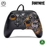 PowerA Advantage Wired Controller for Xbox Series X|S - Fortnite, Midas, Gamepad, Wired Video Game Controller, Gaming Controller, USB-C, works with Xbox One and Windows 10/11, Officially Licensed