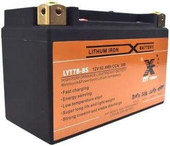 XYT WORLD Motorcycle Lithium Battery LYT7B-BS 12V 300cca ATV Quad Dirt/Pit Bike Compatible For MB7U YT7B-BS YT7B-4 GT7B-4