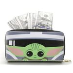 Farberly Baby Yoda Wallet| Purse|Long Bag Wallet for Womens Girls Kids|Funny Grogu Baby Cute Purse Gifts|Anime Wallets|Women Billfold|Moneybag|Change Phone Coin Wallet Purse Zipper Purse