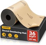 VOISEN Sound Deading Material for Cars, 157 MIL (4 mm) 36 sqft Sound Deadening Mat,Sound Deadening,Car Sound Deadening Closed Cell Foam,PE Foam Sound Deadener Material & Heat Barrier