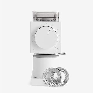 Fellow Gen 2 Ode Brew Grinder - Burr Coffee Grinder Electric - Coffee Bean Grinder with 31 Settings for Drip, French Press & Cold Brew - Matte White