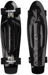 Ridge Skateboards, Recycled 27" Complete Nickel Mini Cruiser, UK made, black, 27 inches