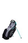 Callaway Golf Fairway 14 Stand Bag (Charcoal/Black Plaid/Teal)