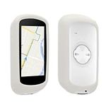 kwmobile Silicone Case Compatible with Garmin Edge Explore 2 - Case Soft Bike GPS Protector Bumper - White