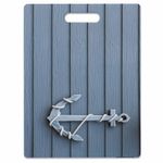 Wondertify Wooden Anchor Cutting Board Wall Nautical Marine Wood Coast Cruise Non Slip Cutting Hanging Dishwasher Safe Sturdy And Durable Kitchen Cutting Board For Meat, Veggies 15.9" X 10"