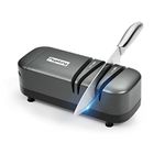 Pegelong kitchen knife sharpener electric knife scissor sharpener 50w 120v AC at 12.6-Degree Bevel to Quickly Sharpen Polish Slotted Screwdriver Sharpen with Replaceable Wheels S820