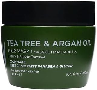 Luseta Tea Tree Oil Hair Mask 16.9 oz Hydrating & Moisturizing Treatment Soothing for Itchy Scalps and Dandruff