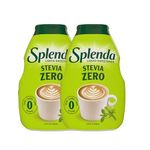 SPLENDA LIQUID Stevia Zero Calorie Sweetener drops, 3.38 Fl Oz Bottle (Stevia, 2 Pack)