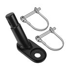 Thinvik Coupler Hitch Attachments for Instep and Schwinn Bike Trailers,Flat and Angled Couplers Metal, Bike Trailers Accessories for Kids&Pets, for Various of Bicycle Carriers, Trailer Sizeï¼Ë†Angl