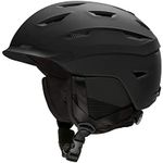 SMITH Unisex-Adult's LEVEL Helmet, Matte Black, 55/59