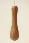 Mortimer Cartridge Woodturning Teardrop Style Style Hand Turned Light Pull Solid Oak