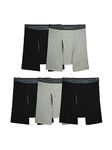 Fruit of the Loom Mens Coolzone Boxer Brief 5 Pack, M, Assorted