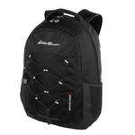 Eddie Bauer Unisex's Adventurer 25l Daypack Backpack, Black, One Size