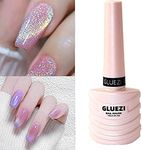 Gel Polish 15ml/0.5fl oz Holographic 9D Cat Eye Shiny Glitter Soak Off Nail Polish with Magnetic Stick for Nail Salon