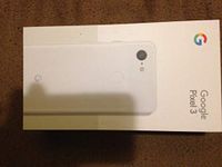 Google Pixel 3 G013A Clearly White 64Gb in Box Sealed Unlocked