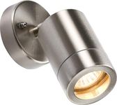 Knightsbridge WALL3L Stainless Steel Lightweight Adjustable Wall Light