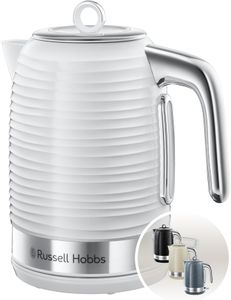Russell Hobbs Inspire 1.7L Electric Kettle – Fast Boil, White, Cordless