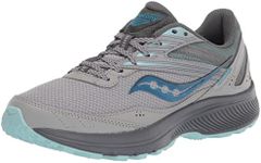 Saucony Women's Cohesion TR15 Running Shoe, Alloy/Topaz, 10