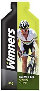 Winners Sports Nutrition Lemon and Lime Energy Gels, Pack of 24 (6 boxes x 4 gels)