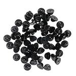 Ultnice 100 Pcs Rubber Butterfly Clasps for Brooches Pin Badge Replacement Clasp