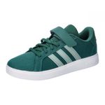 adidas Grand Court 2.0 Shoes Children Tennis, Collegiate Green/Off White/core Black, 1 UK