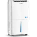 Waykar 2,000 Sq. Ft Energy Star Dehumidifier for Home and Basements, with Auto or Manual Drainage, 0.6 Gal Water Tank Capacity