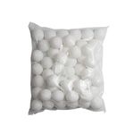 50 x Plain Colour Ping Pong Table Tennis Balls 40mm White With No Logos Ideal For Cat Dog Pet Toy School Crafts