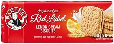 Bakers Red Label Lemon Creams Biscuit 200 g